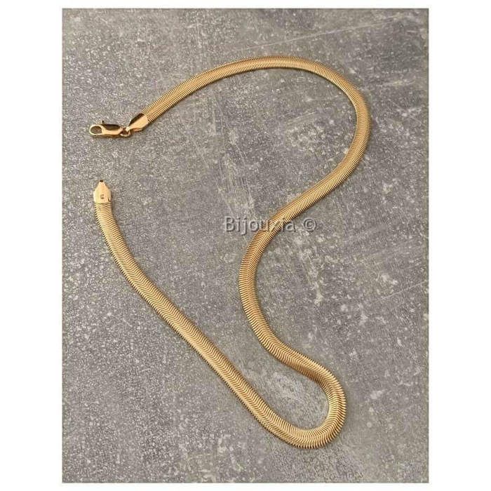 Collier Snake Plaqué Or - CO01-446-U - Pdpaola