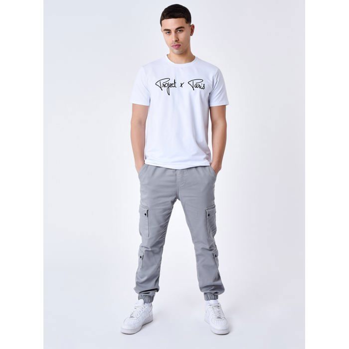 Pantalon Cargo Homme Bleu Ciel Pantalon FK Cargo Bleu Pastel