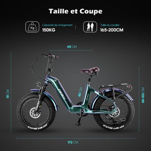 Vélo électrique fat bike femme Cdiscount