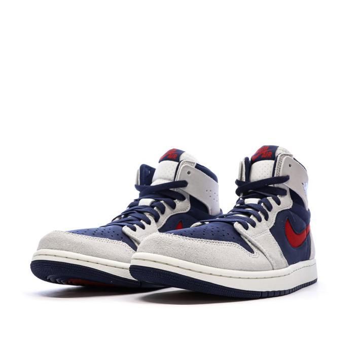 Nike Air Jordan Zm Air Bleu/Gris Homme Nike Gris Cdiscount