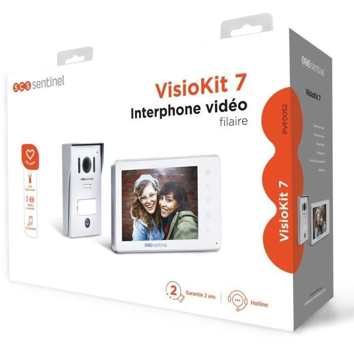 Interphone vidéo filaire - VisioKit 7 - SCS Sentinel
