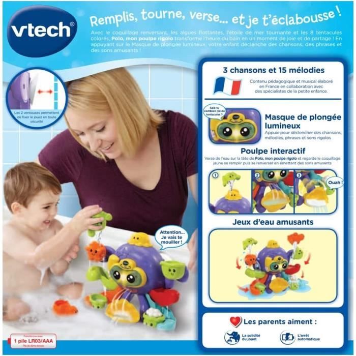 Coffret maxi de jouets de bain multiactivité VTECH BABY : le