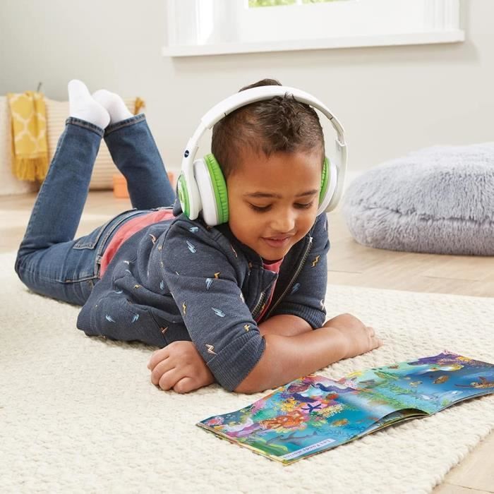 Casque audio interactif pour enfants - VTECH - Kidi Audio Max - Réglage du  volume sonore - Livret imagé inclus - Cdiscount Jeux - Jouets