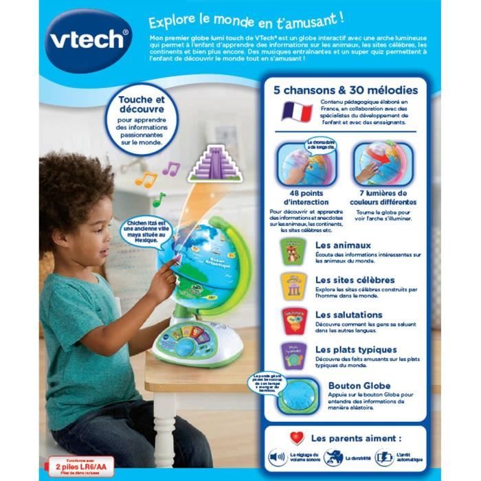 VTECH - Mon Premier Globe Lumi Touch - Cdiscount Jeux - Jouets