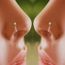 Anneau de nez en acier chirurgical os strass cristal piercing corps