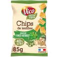 VICO - Chips De Lentilles Fines Herbes 85G - Lot De 4-0