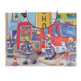 Puzzles 40 pièces pour enfants pompiers-0