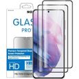 Pour Samsung Galaxy S21 Ultra 5G -2 Films de protection écran vitre verre trempé incurvé 3D  [Novago®]-0