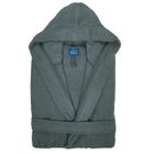 ALPES BLANC Peignoir capuche 100% coton - Couleurs Peignoirs - Gris/Grey, Taille - L