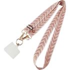 Lanière pour téléphone portable - BOOLING - Universel - Léger - Réglable - Rose