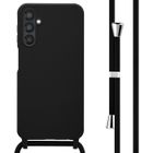 Coque en silicone avec cordon Samsung Galaxy A25 (5G) Noir imoshion