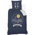 WARNER BROS Parure de lit Harry Potter - Hogwarts 100% coton 140 x 200 cm