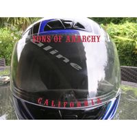STICKER VISIERE CASQUE SONS OF ANARCHY BIKER TUNING MOTO SCOOTER AUTO