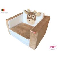 Steff - Swissy - Vache - fauteuil dépliable en lit 1-3 ans