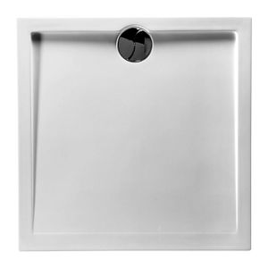 RECEVEUR DE DOUCHE Receveur de douche carré 80x80 - Allibert Bath & Design - Extra plat - Blanc