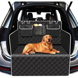 Knuffelwuff Cargo,Box de transport automobile pour le siège arrière,  Sécurité pour le chien avec protection de siège