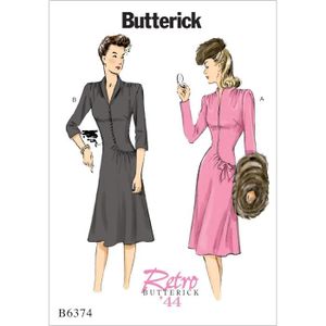 PATRON - TUTORIEL Patterns Motif 6374 A5 Robes Pour Femme, Multicolo