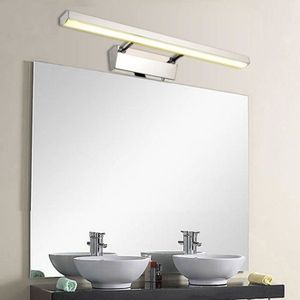 Modern Phare de Miroir LED Longue Blanc Applique Murale de Salle de Bain Pour Toilette Vitrine Peinture Éclairage Intérieur Aluminium et Acrylique Luminaire IP44 Lumière Neutre,67CM 