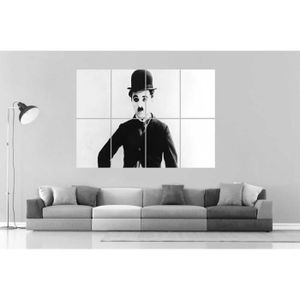 AFFICHE - POSTER CHARLIE CHAPLIN Wall Poster Grand format A0 Large 