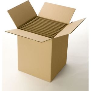 Carton déménagement, carton ondulé, 485x320x355mm, double fond
