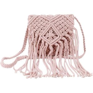 PANIER - SAC DE PLAGE Megauk Sac À Bandoulière À Franges Pour Femme Sac À Franges Sac De Plage Tissé - Pour Femme[u5141]