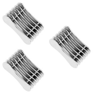 BROSSE A ONGLES GM01273-3pcs 5 Grille Nail Art Brown Tool Titulair