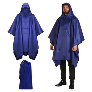 PONCHO Poncho Pluie Imperméable avec Capuche, Cape de Plu