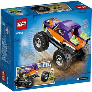 ASSEMBLAGE CONSTRUCTION LEGO 60251 City Great Vehicle Monster Truck Jouet pour Enfants a partir de 5 Ans