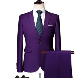costume homme violet