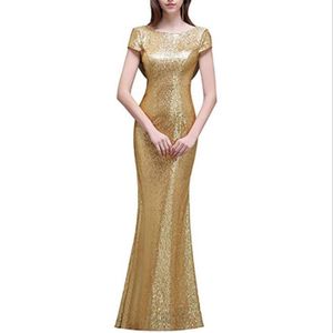 robe longue paillette femme