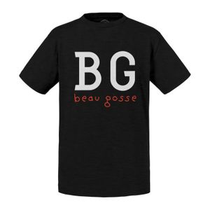 T-SHIRT T-shirt Enfant Noir BG (Beau Gosse) Expression Bea