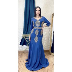 DJELLABA – CAFTAN – TAKCHITA Caftan robe oriental sirene bleu royal iman takchita abaya karakou djellaba