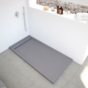 Receveur de Douche en r/ésine min/érale Extra Plat Beige 90 x 120 cm Strato