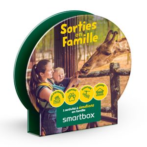 COFFRET THÉMATIQUE SMARTBOX - Sorties en famille émotions - Coffret C