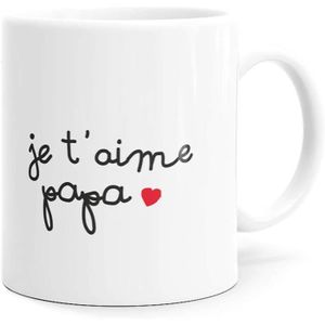BOL Mug Je T’Aime, Papa Idée Cadeau Original Amour Imp