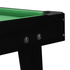 BILLARD Mini table de billard 3 pieds 92x52x19 cm Noir et 
