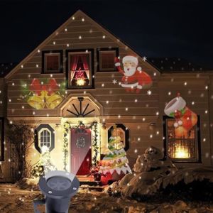 PROJECTEUR LASER NOËL NEüFU Déplacer Lumières LED Projecteur Laser Lampe Décoration Paysage Noël