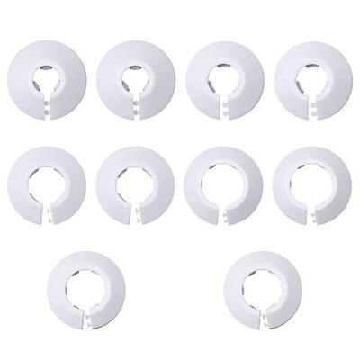 10 Rosaces Pour Radiateur – Diamètre 22mm – Blanc, Gris, Marron, Noir – FUX