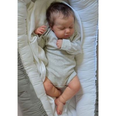 Poupées bébé Reborn - Collection d'art nouveau-né - Blanc - 50cm