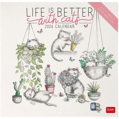 Calendrier Mural 2026 – 12 Mois 27x21 Cm – Illustrations Animaux – Fabriqué En France, Certification PEFC - 4