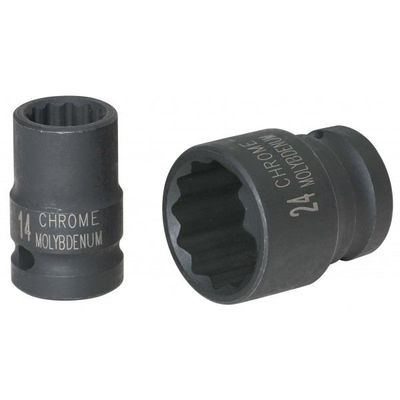 Douille 12 Pans 3/4'' - 1,7/16'' KS Tools 911.3536, Version Courte, Chrome Vanadium, Finition Chromée Satinée