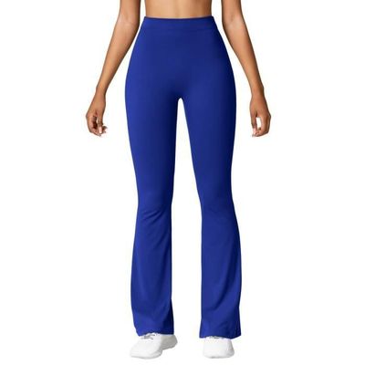 Sport Quotidien Pantalon Yoga Femme Taille Haute Bootcut - Patte D'Éléphant - Léger Et Confortable Pour Sport Ou Ville Legging Avec Poches
