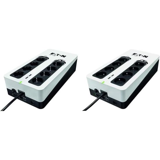 Onduleur Off-Line UPS Eaton 3S Gén2 - 420 W / 700 VA - 8 Prises FR 2 Usb 3s700f 2