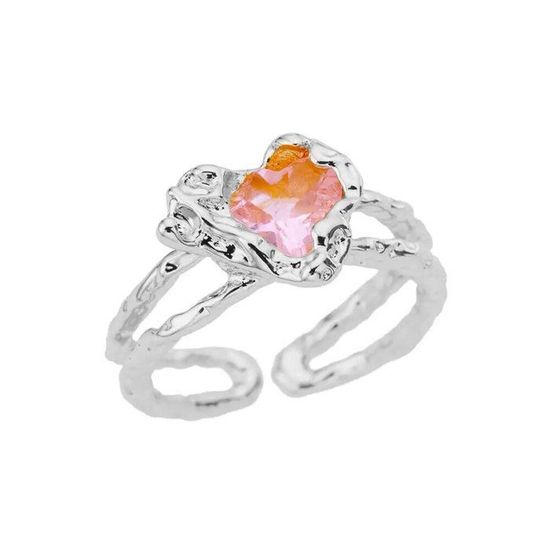 Bague Fleur En Acier Inoxydable Plaqué Or Taille 52 (USA 6) - Neuf Avec étiquettes, Marque Budget Beauté