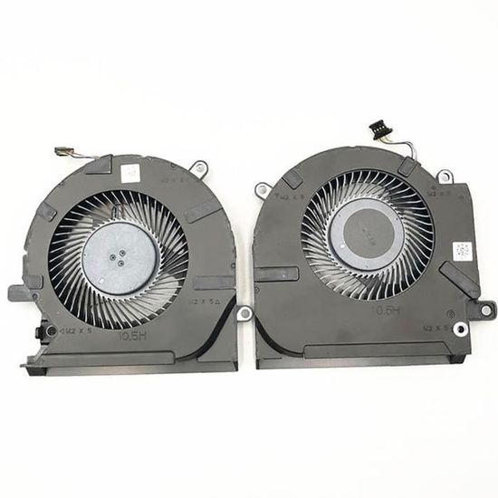Ventilateur CPU + GPU De Rechange Pour HP ZBook 15v G5 - Compatible FKKB, FKKG, L25223-001, L25224-001