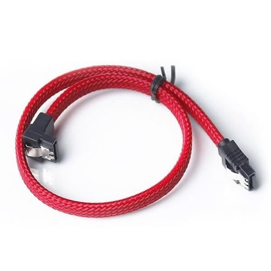 50CM SATA 3.0 III SATA3 Cable de donnees a 7 Broches