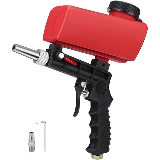 Pistolet De Sablage Portable Pneumatique - Sableuse Puissante Pour Enlever Peinture, Rouille Et Écailles