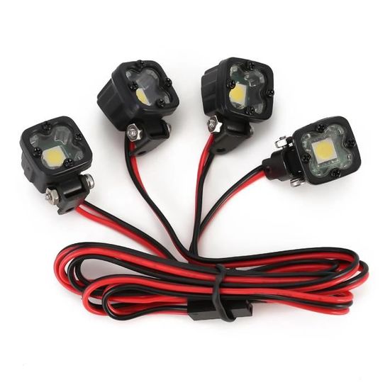 Rc Rock Lights US Warehouse] 4LED Rock Lights Kit For 1/10 RC White Rocks