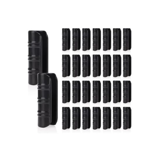 Lot De 10 Clips De Tige Pour Cadre De Serre, 20 Mm, Clips De Tuyau En Film Plastique Pour Serre, Colliers De Serrage Pour Tuyau De Serre, Clips De Filet, Noir