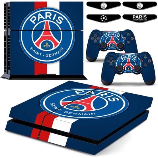 PSG Saint Paris German Football Team autocollant peau PS4 pour le contrleur  Sony Playstation 4 Console Wireless Cover With 4 LEDs - Cdiscount  Informatique